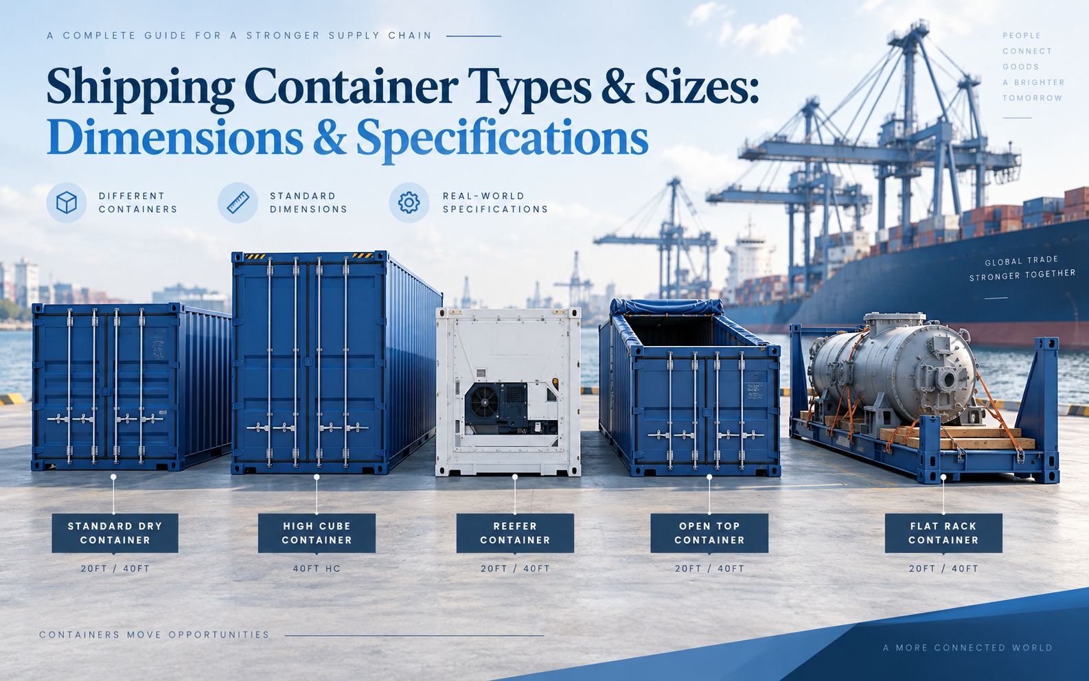 Shipping Container Types & Sizes: Dimensions & Specifications Shipping Container Types & Sizes: Dimensions & Specifications