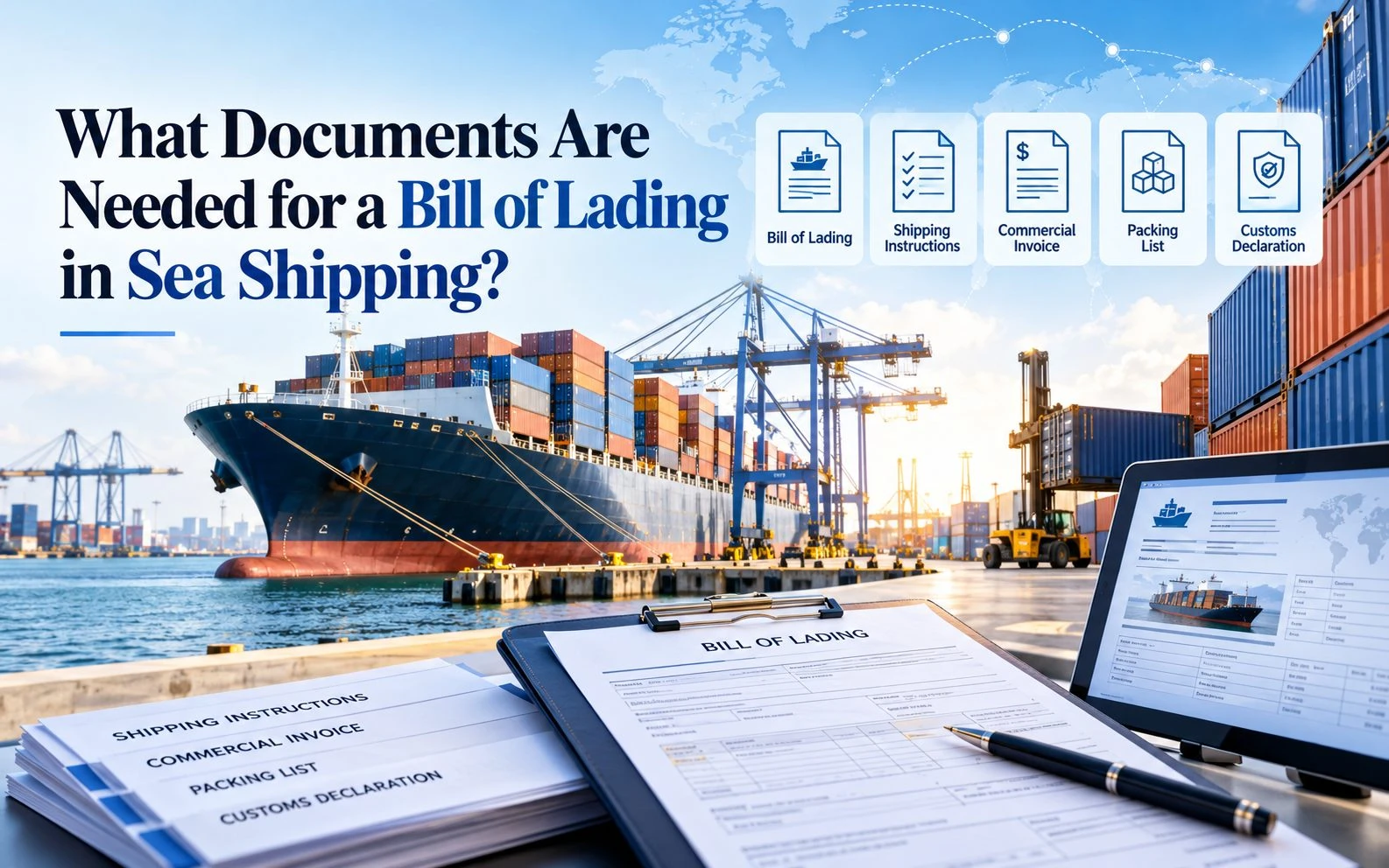 What Documents Are Needed for a Bill of Lading in Sea Shipping? What Documents Are Needed for a Bill of Lading in Sea Shipping?