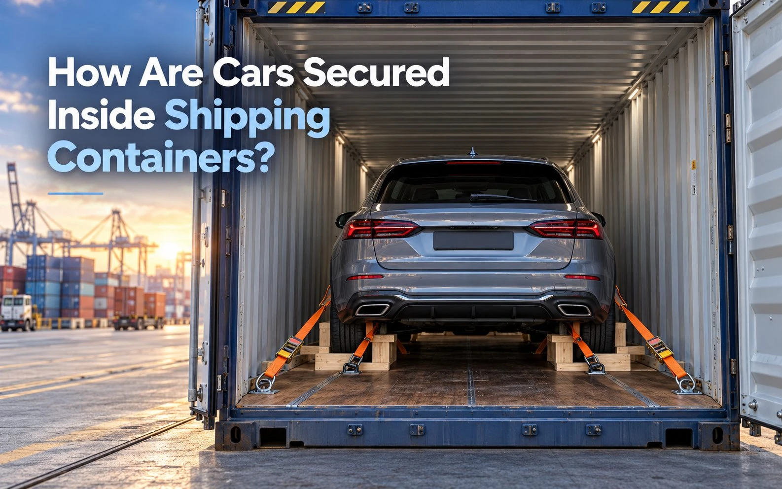 How Are Cars Secured Inside Shipping Containers? How Are Cars Secured Inside Shipping Containers?