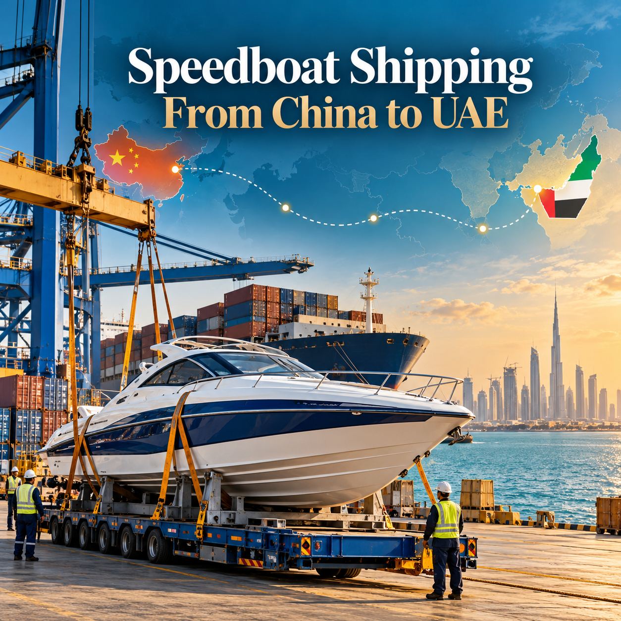 Speedboat Shipping From China to UAE Speedboat Shipping From China to UAE